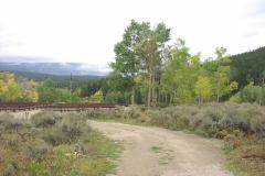 Snow Mountain Ranch Plein Air Trip with PAPA trees, mountains, dirt road