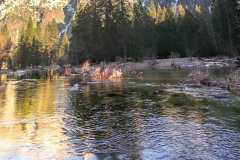 Yosemite bathed in afternoon light