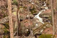 Raging waterfalls in massive rivers