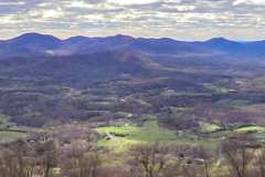 Blue Ridge Parkway View in April