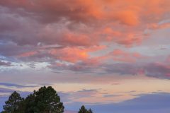 sunset clouds dramatic light