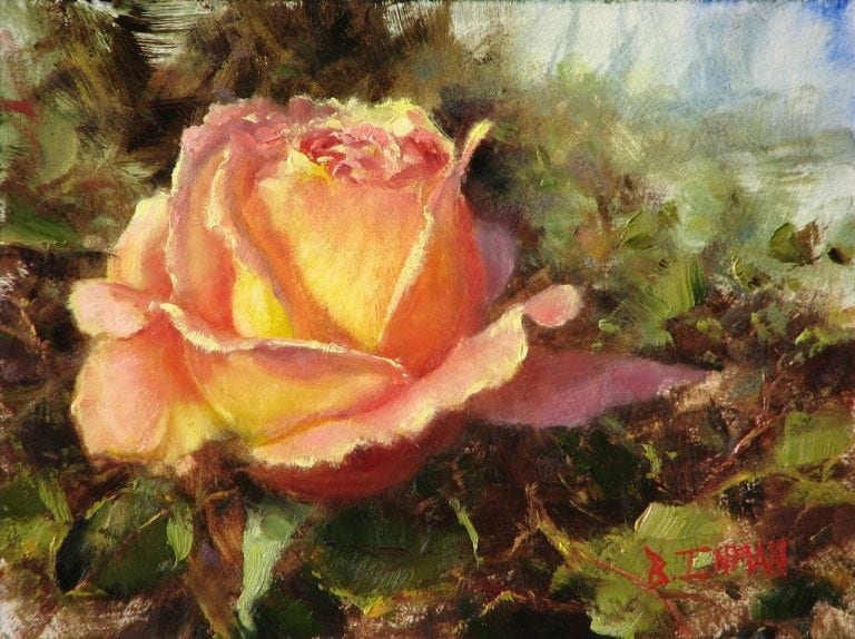 How to Paint Yellow Roses in 10 Steps Master Oil Painting