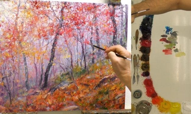 How to Paint a Breathtaking Mountain Forest
