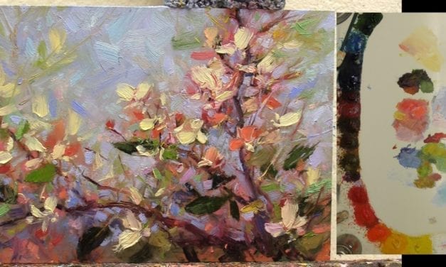 5 Simple Steps to Paint Colorful Cherry Blossoms